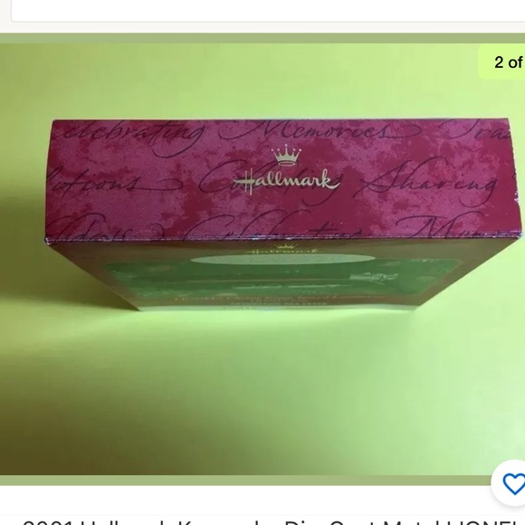 Vintage 2001 Hallmark Keepsake Ornament “Lionel Chessie Steam Locomotion” w/ Box - Picture 2 of 6